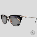 Chrome Hearts Sluntradiction Glasses in Black/Gold