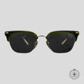 Chrome Hearts Sluntradiction Sunglasses in Green/Gold