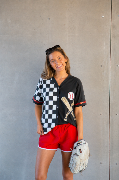 Checkerboard Baseball Jersey
