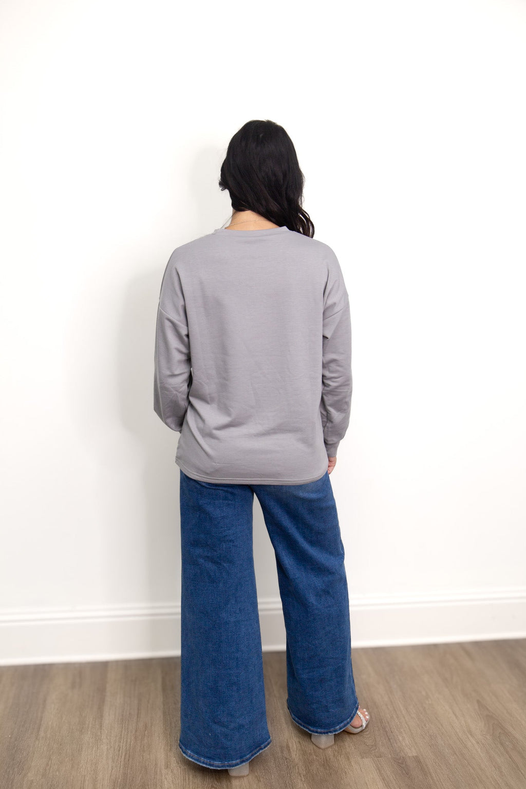 GAME DAY on Light Weight Sweatshirt, Grey