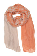 Sakkas Nichole summer gauze featherweight patterned versitile sheer scarf wrap