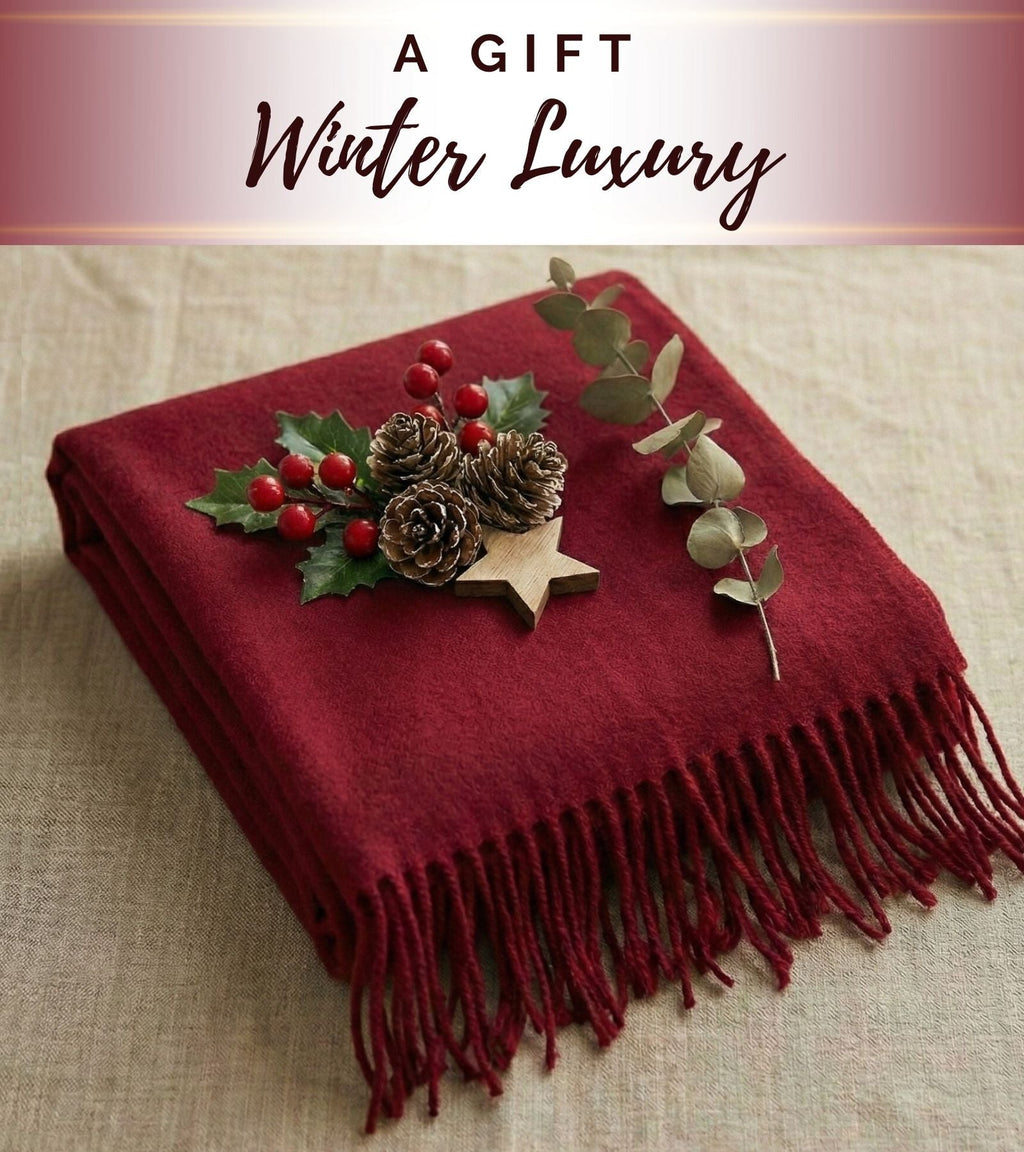 Sakkas Booker Cashmere Feel Solid Colored Unisex Winter Scarf With Fringe