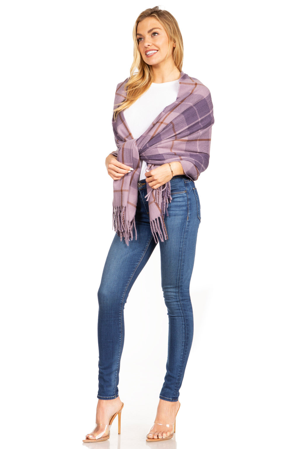 Sakkas Iris Warm Super Soft Cashmere Feel Pashmina Shawl Wrap Scarf for Women - Weddings, Festivals, Travel & Daily Wear