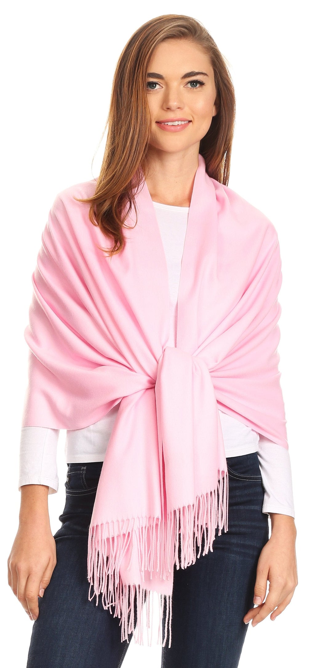 Sakkas Iris Warm Super Soft Cashmere Feel Pashmina Shawl Wrap Scarf for Women - Weddings, Festivals, Travel & Daily Wear