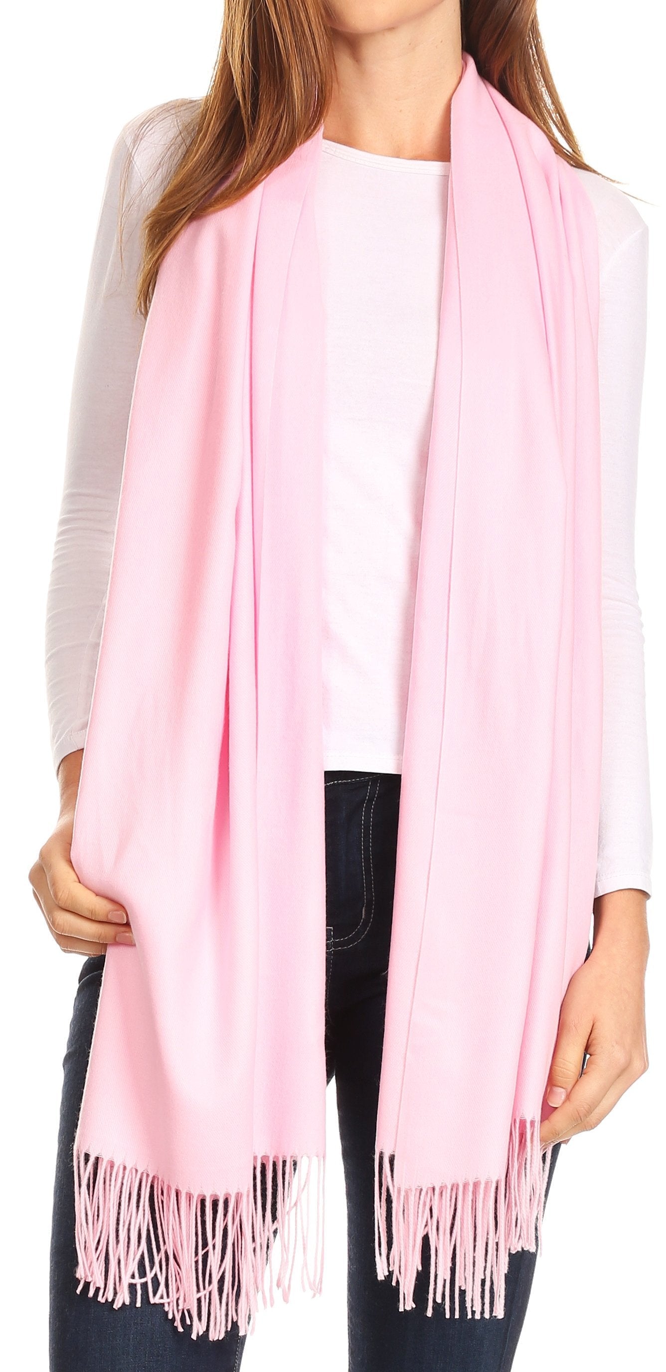 Sakkas Iris Warm Super Soft Cashmere Feel Pashmina Shawl Wrap Scarf for Women - Weddings, Festivals, Travel & Daily Wear