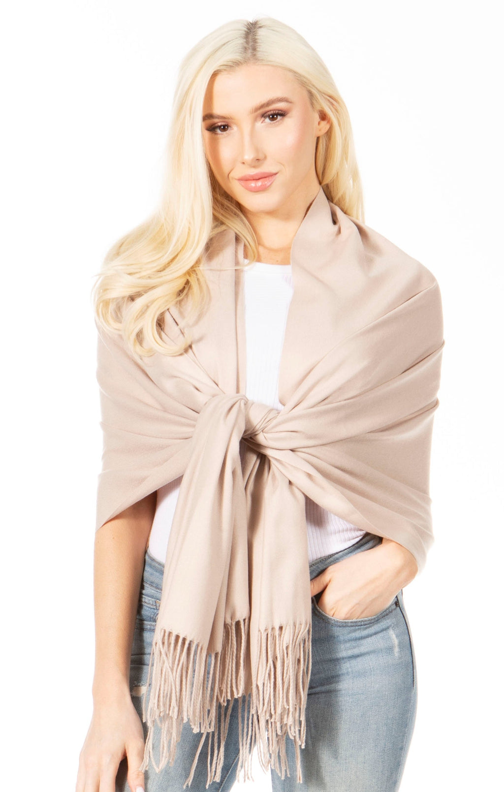 Sakkas Iris Warm Super Soft Cashmere Feel Pashmina Shawl Wrap Scarf for Women - Weddings, Festivals, Travel & Daily Wear