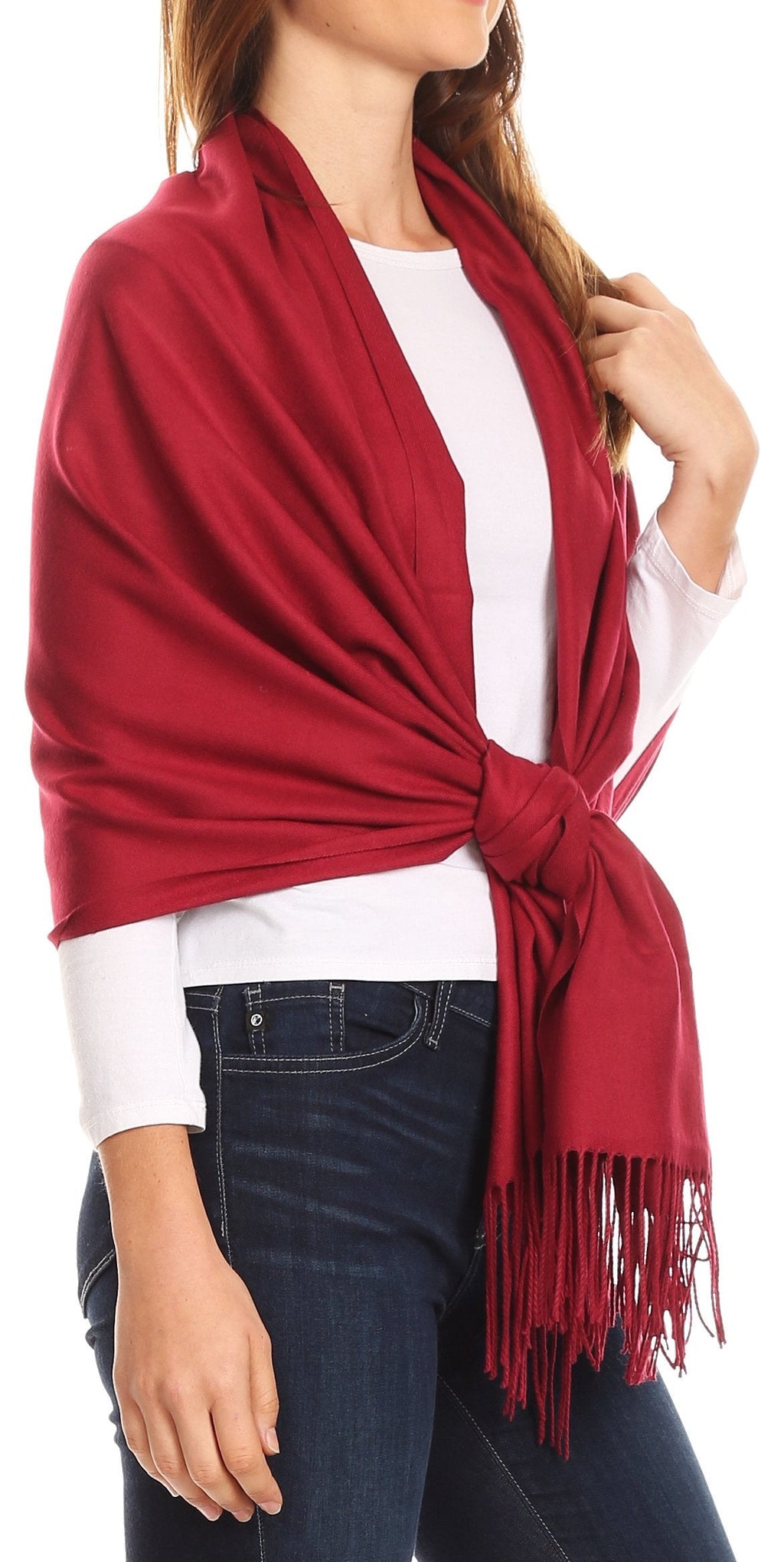 Sakkas Iris Warm Super Soft Cashmere Feel Pashmina Shawl Wrap Scarf for Women - Weddings, Festivals, Travel & Daily Wear