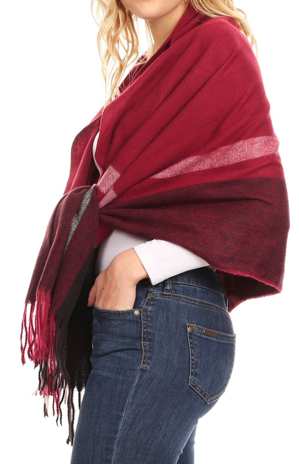 Sakkas Iris Warm Super Soft Cashmere Feel Pashmina Shawl Wrap Scarf for Women - Weddings, Festivals, Travel & Daily Wear