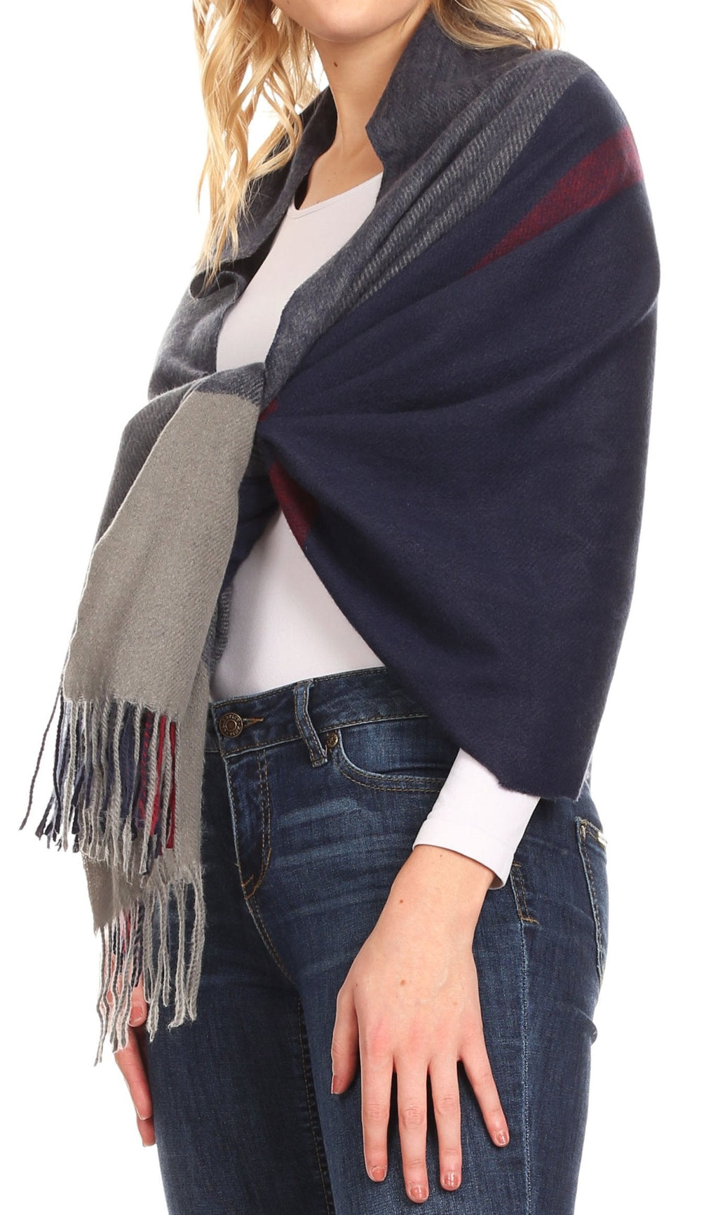 Sakkas Iris Warm Super Soft Cashmere Feel Pashmina Shawl Wrap Scarf for Women - Weddings, Festivals, Travel & Daily Wear
