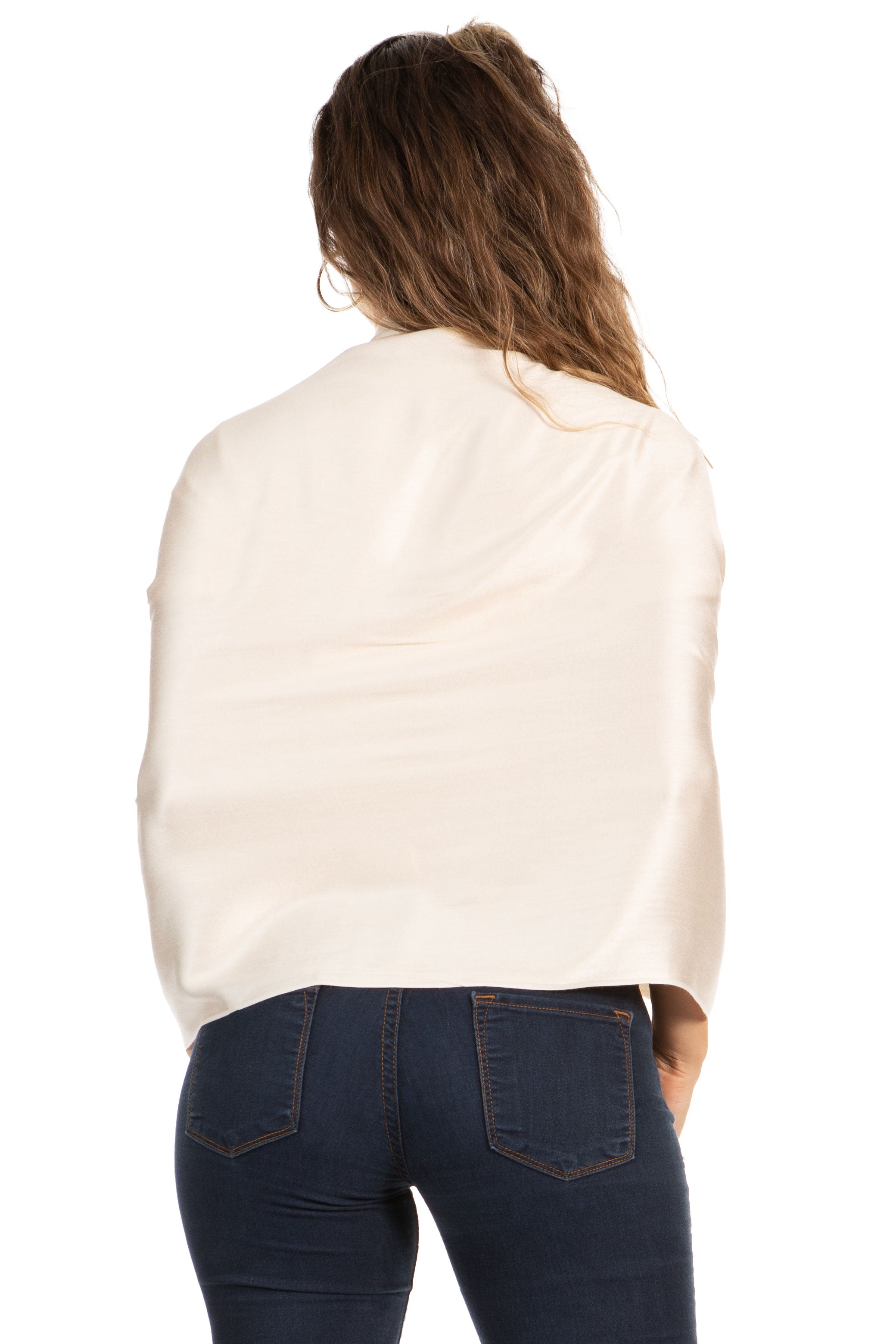 Sakkas 78" X 28" Rayon from Bamboo Soft Solid Pashmina Shawl / Wrap / Stole