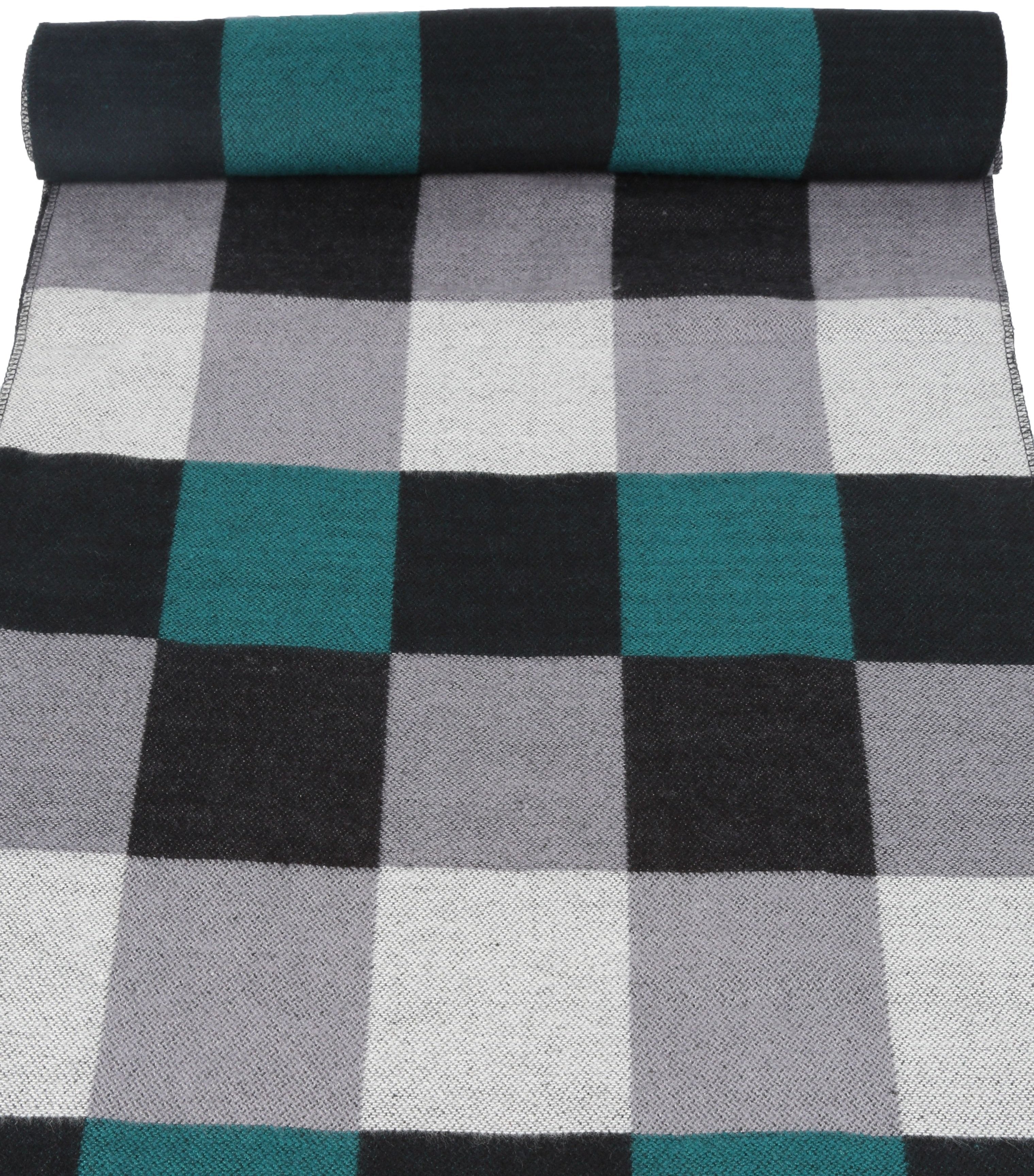 Sakkas Lawren Long Multi Colored Checkered Warm UniSex Cashmere Feel Scarf