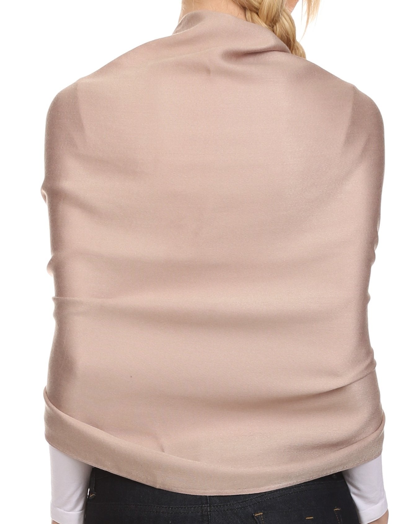 Sakkas Aubry dual colored ranunculus border soft Pashmina/ Shawl/ Wrap/ Stole