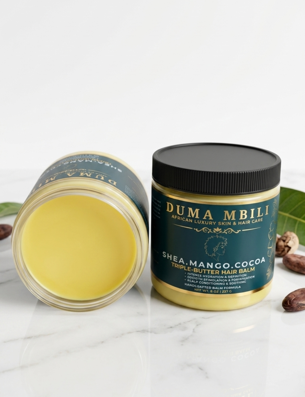 Duma Mbili Shea • Mango • Cocoa Triple-Butter Hair Balm