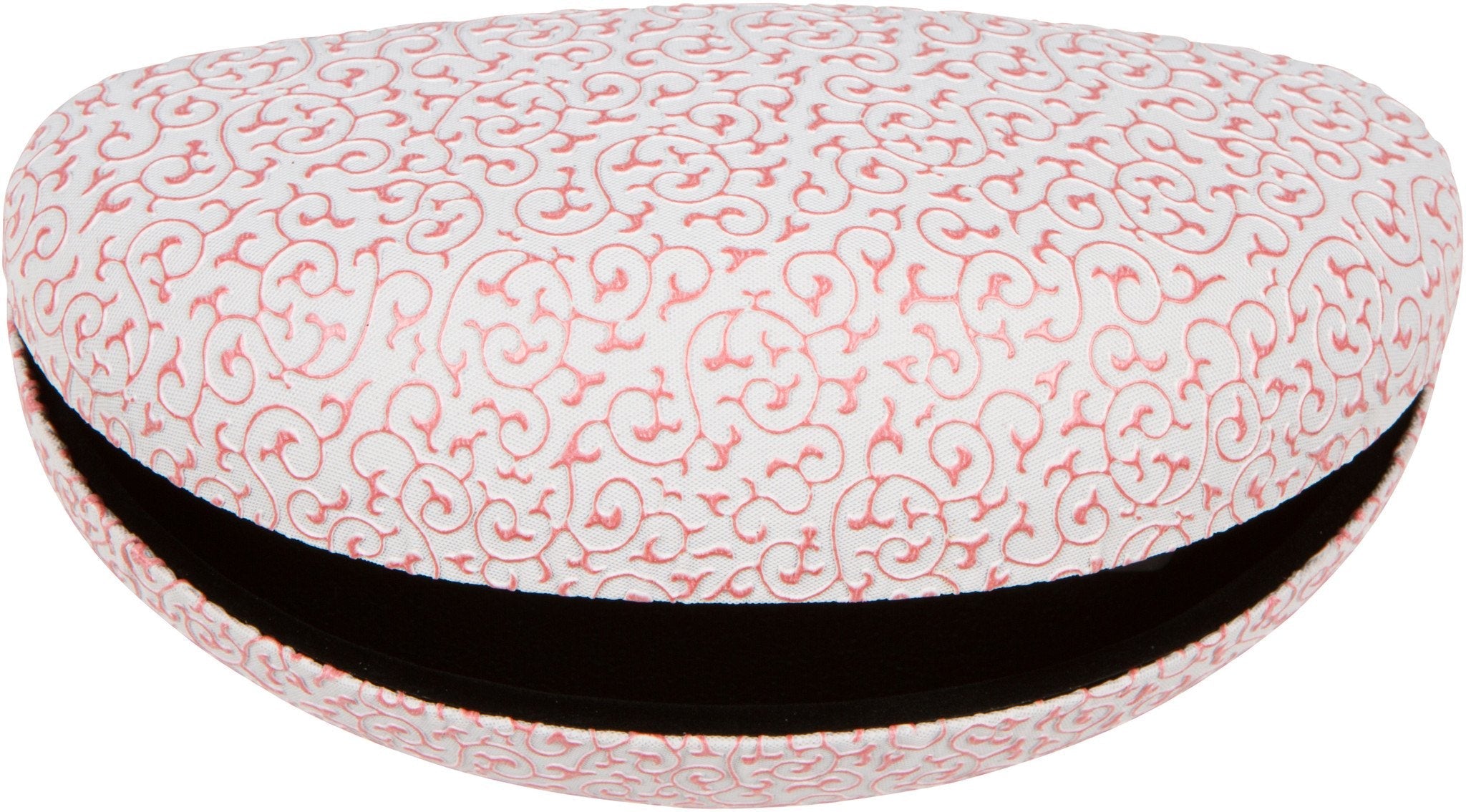 Sakkas Large Clamshell Filigree Embossed Hard Sunglasses Case
