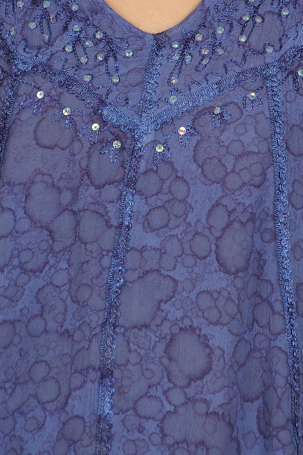 Sakkas Charolette Embroidery And Seqiun Accents Blouse - Buy One Get One