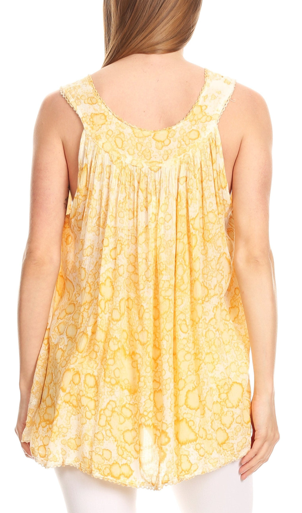 Sakkas Bohemian Summer Sleeveless Blouse - Buy One, Get One 50% Off
