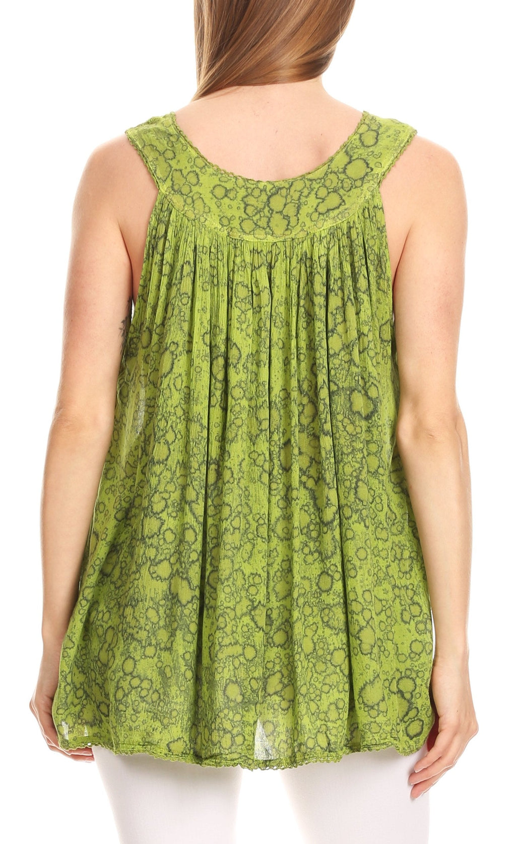 Sakkas Bohemian Summer Sleeveless Blouse - Buy One, Get One 50% Off