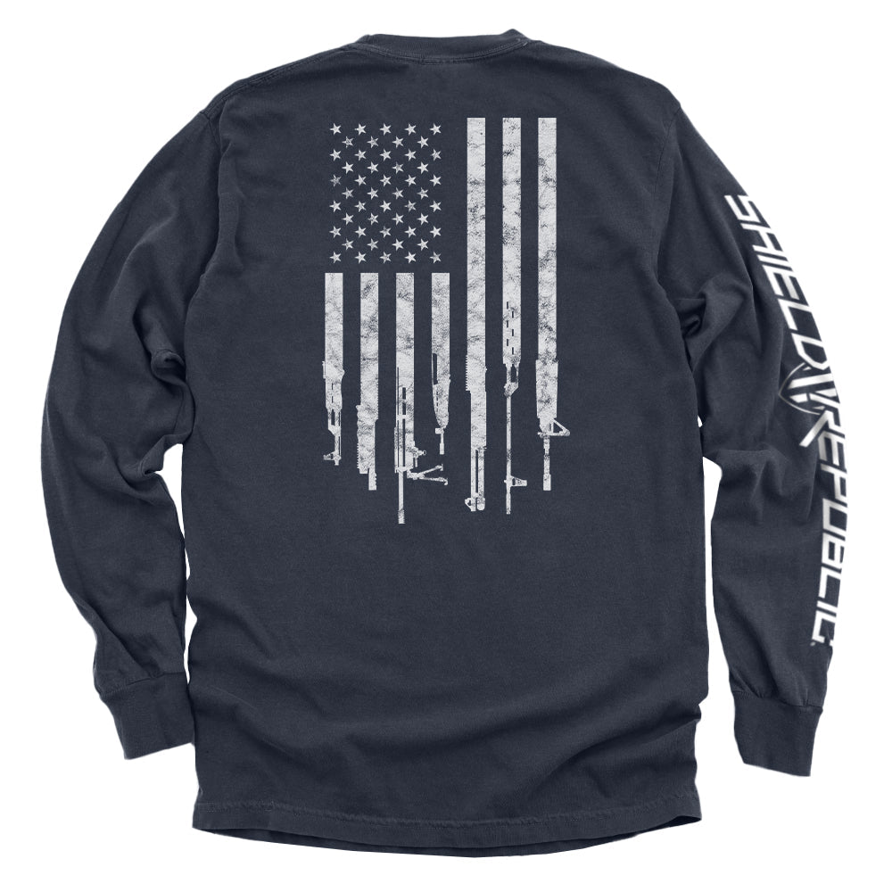 Firearm Flag Graphic Tee & Hoodie