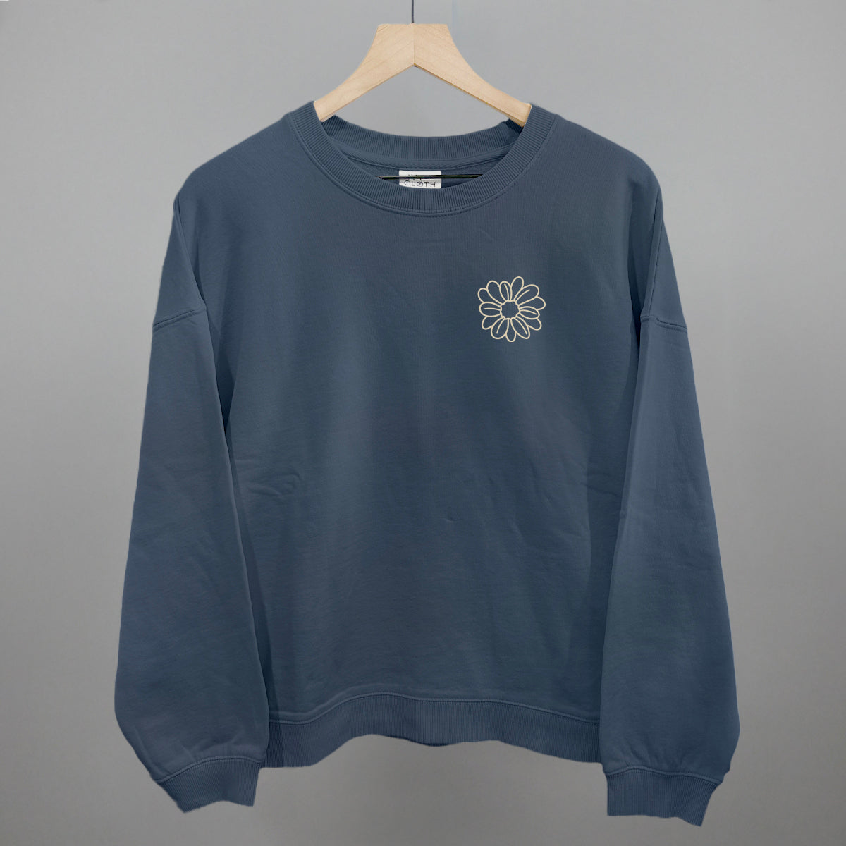 Flower Doodle Cream (Left Chest)