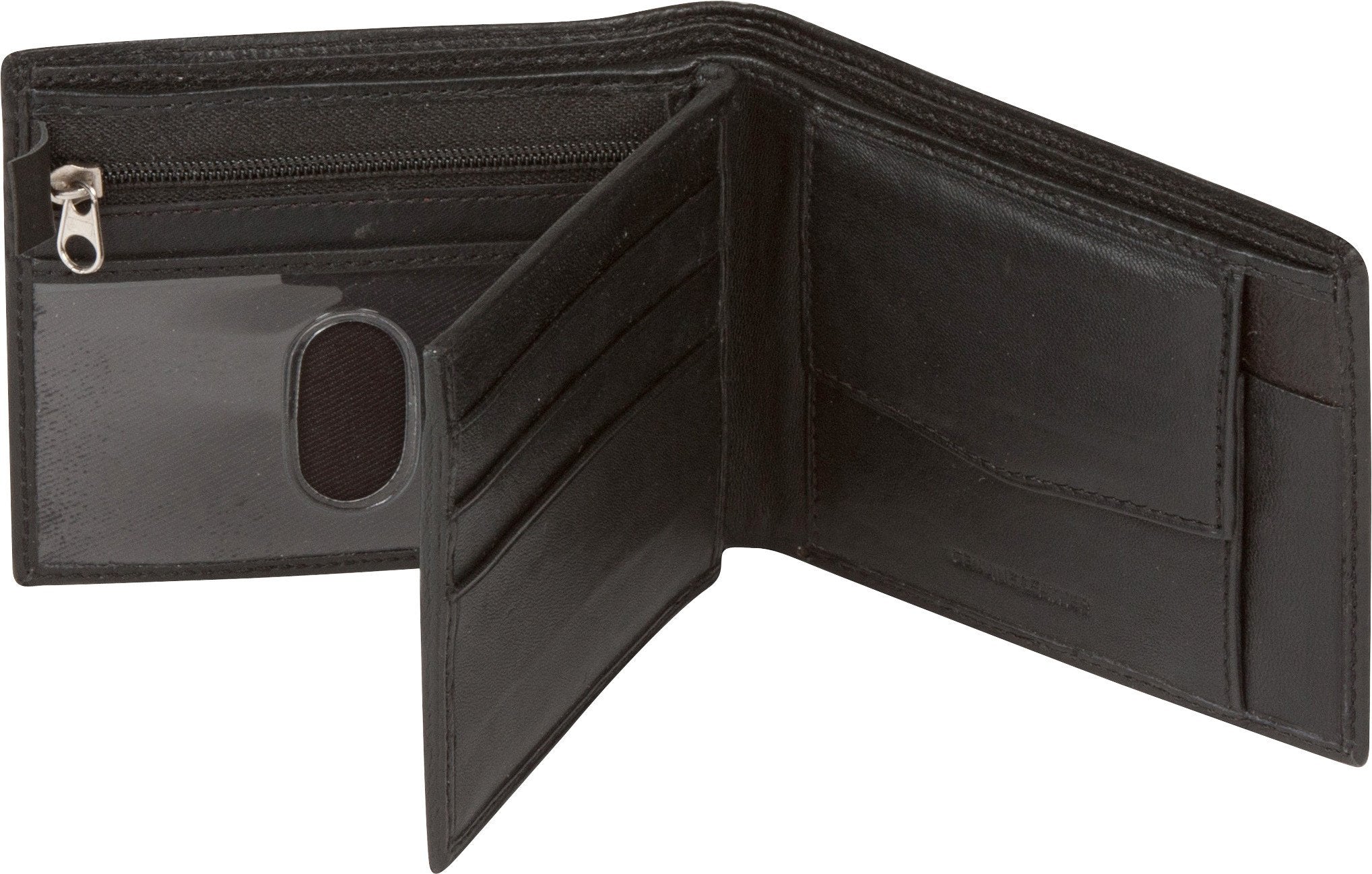 Sakkas Men's Bi-Fold Leather Wallet with 6 Card Slots/2 Coin Pkts with Gift bag