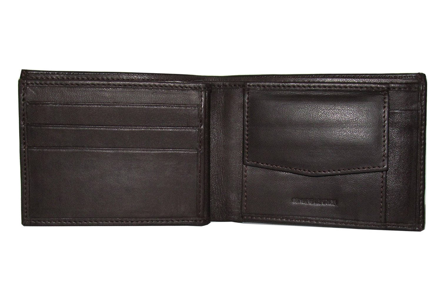 Sakkas Men's Bi-Fold Leather Wallet with 6 Card Slots/2 Coin Pkts with Gift bag
