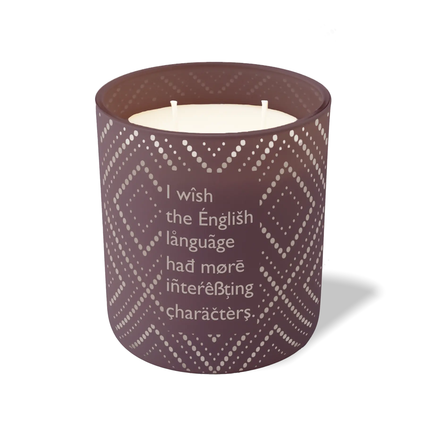 I Wish the English Language | 12 oz Candle