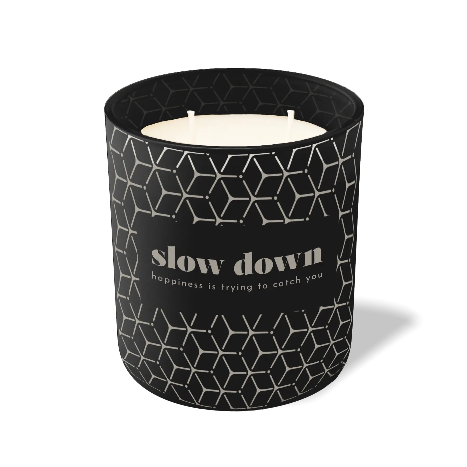 Slow Down Happiness is Trying to Catch You | 12 oz Candle