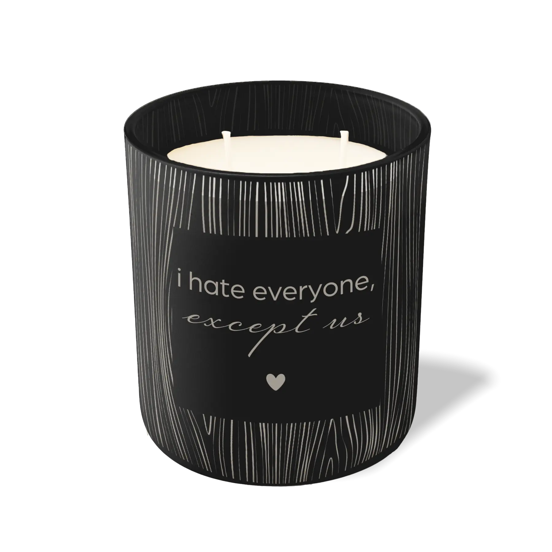 I Hate Everyone Except Us | 12 oz Candle