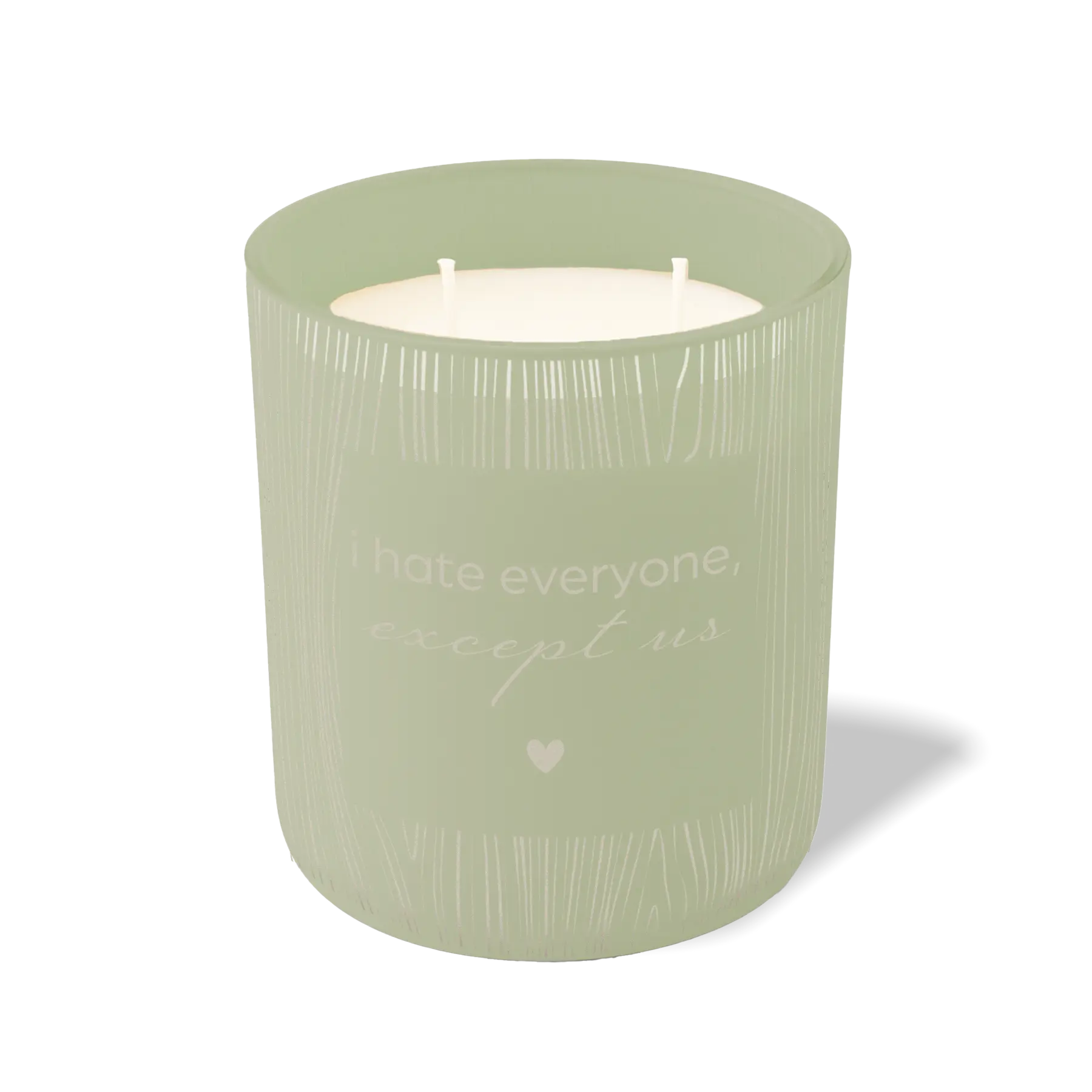 I Hate Everyone Except Us | 12 oz Candle