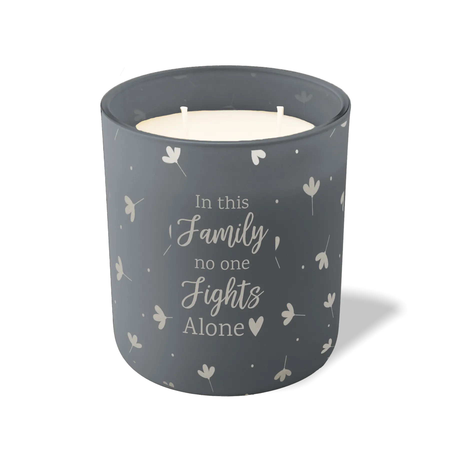 In This Family No One Fights Alone | 12 oz Candle