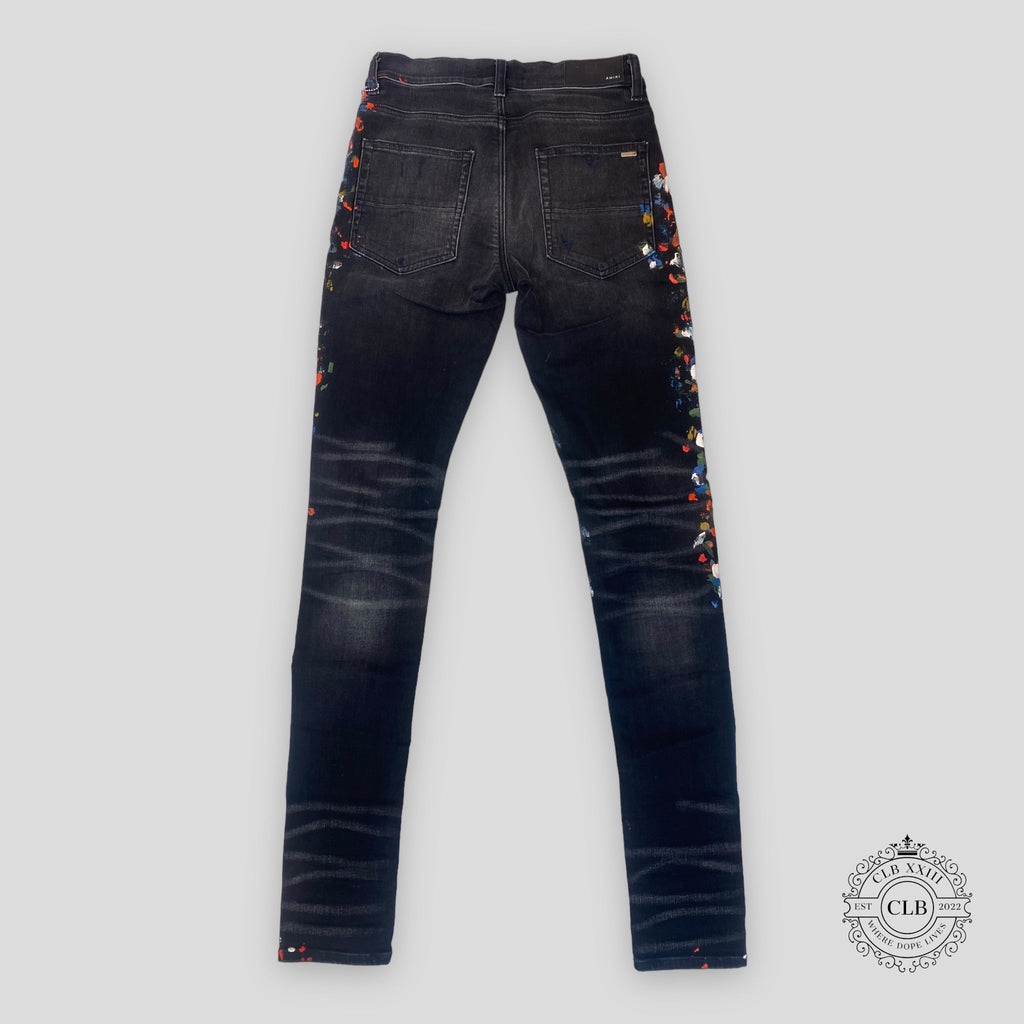 Amiri Skinny Painter Jeans - Aged Black