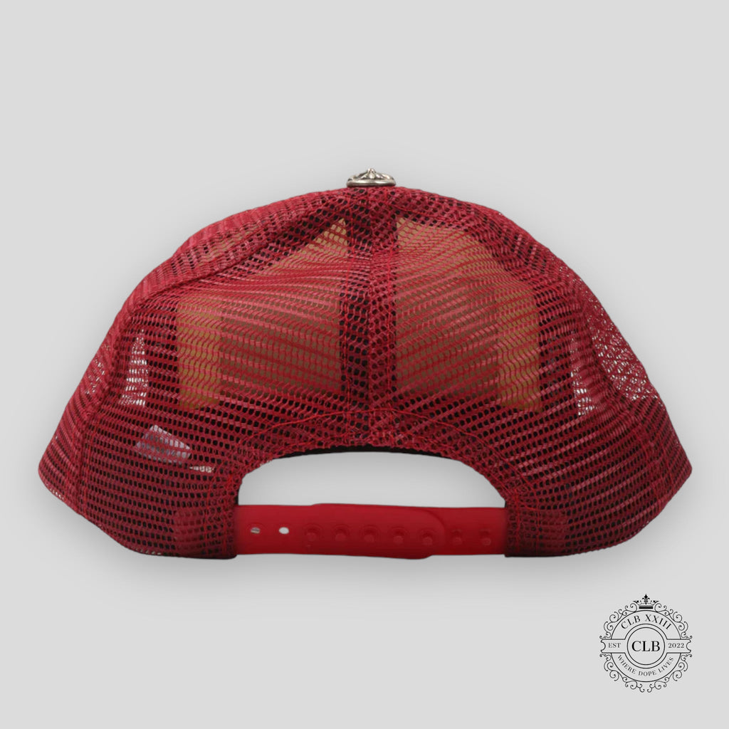 Chrome Hearts Trucker Hat - Red
