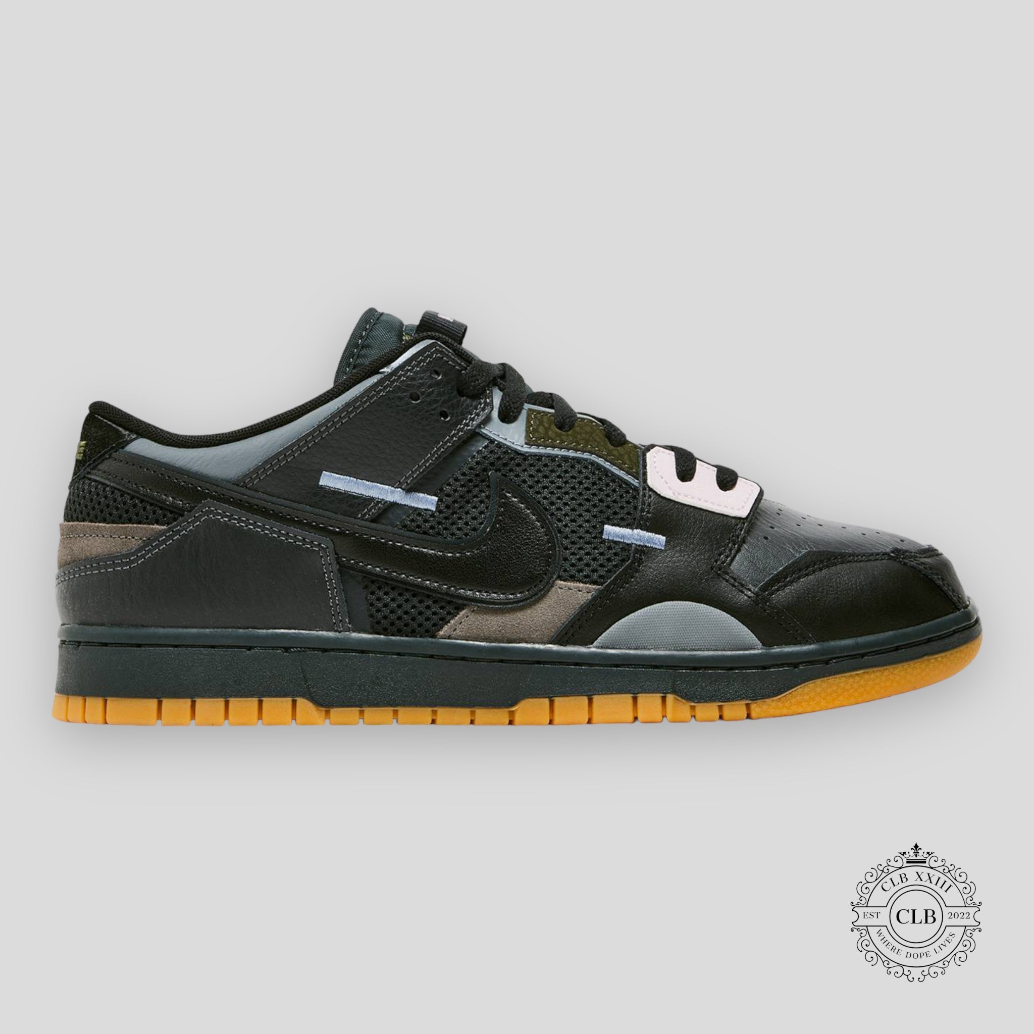 Nike Dunk Low Scrap Black Gum