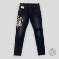 Amiri x Wes Lang Reaper Logo Jeans - Aged Black