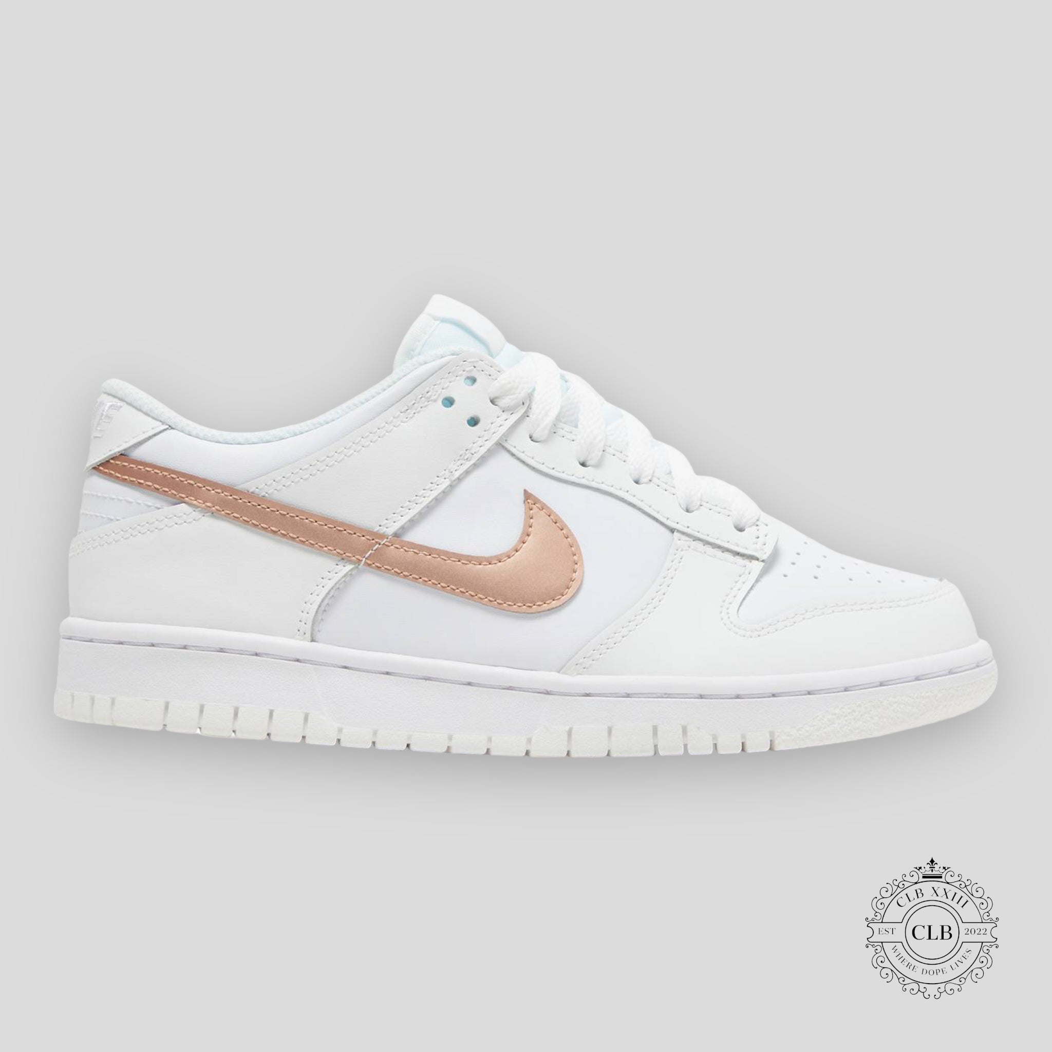 Nike Dunk Low GS Bronze Swoosh
