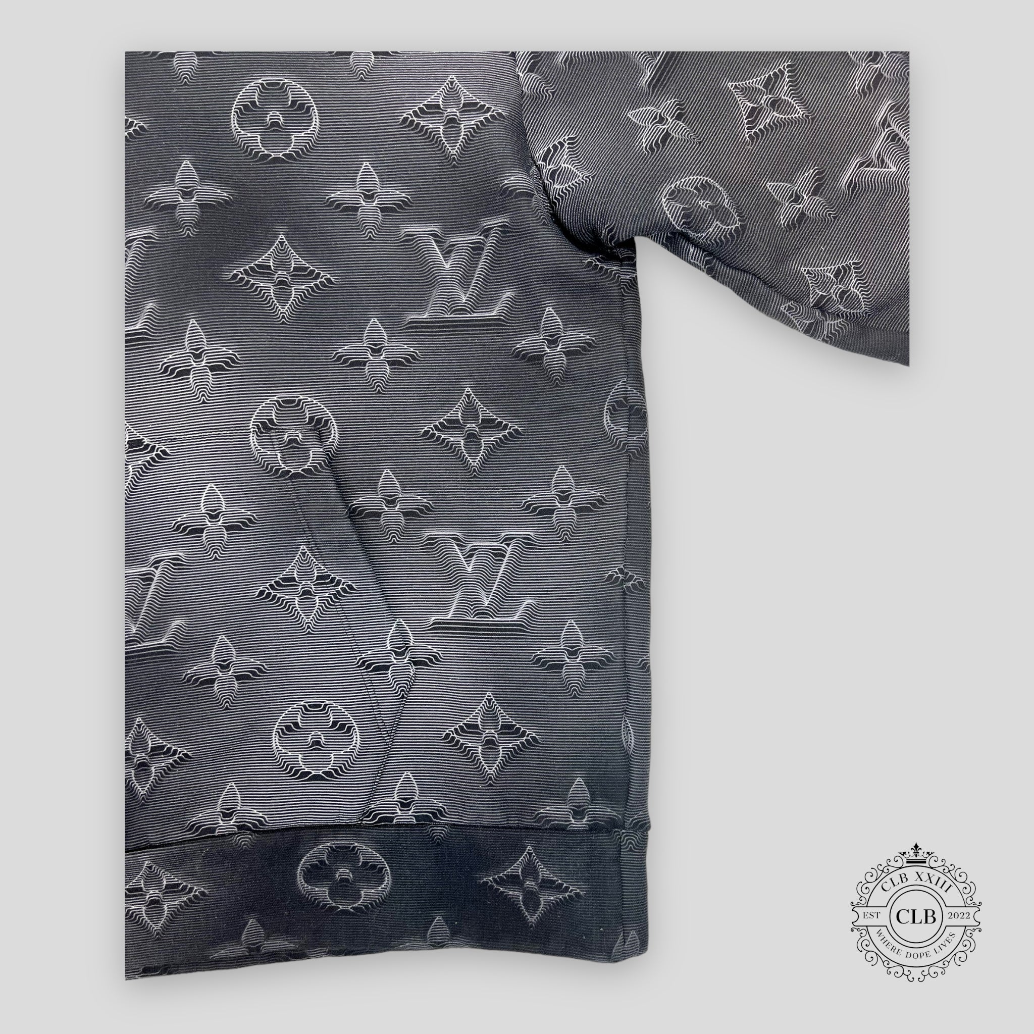 Louis Vuitton 2054 3D Monogram Hoodie - Grey