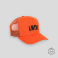 Amiri Core Logo Trucker Hat - Orange