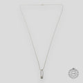 Chrome Hearts Diamond Embellished Paper Clip Pendant