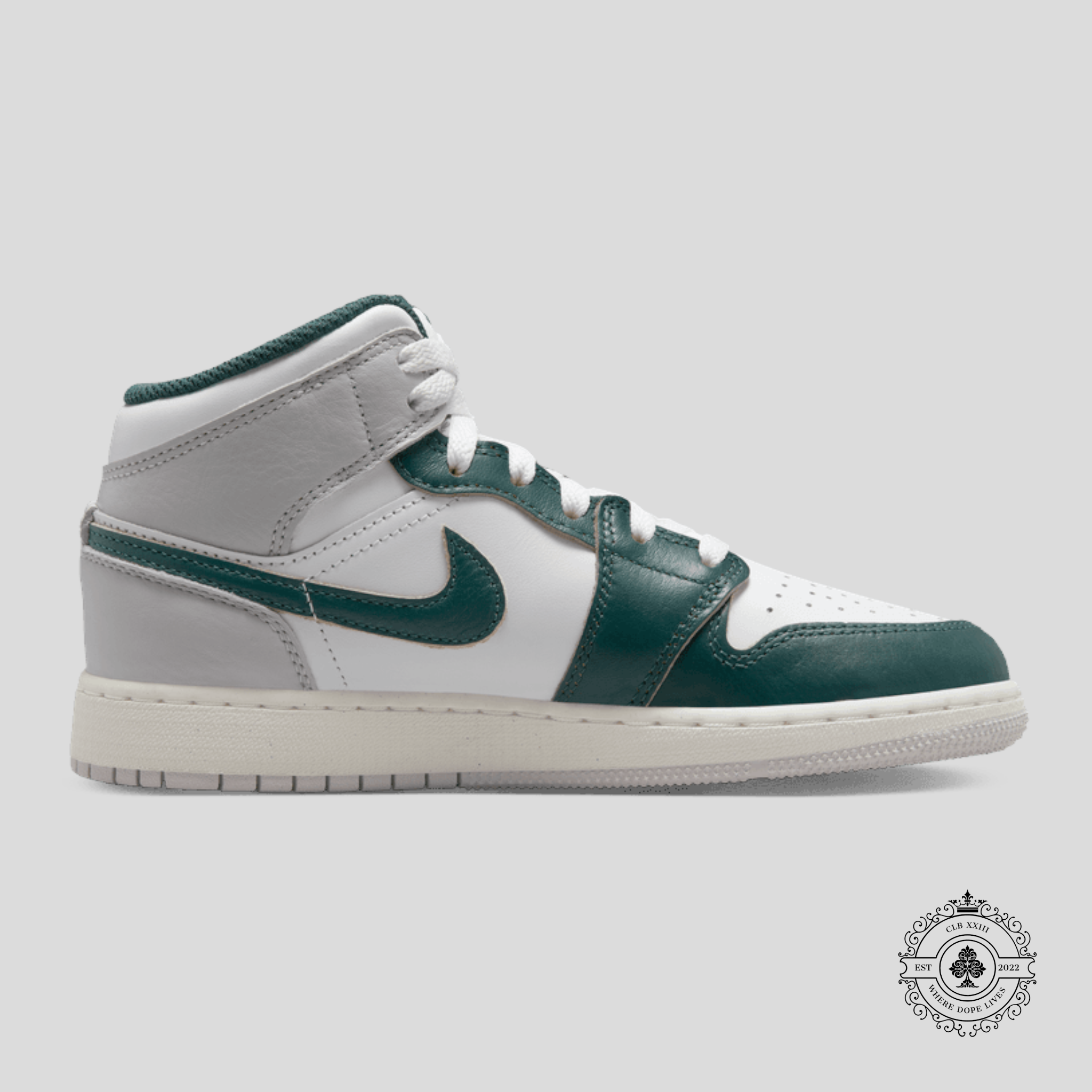 Air Jordan 1 Mid SE Oxidized Green GS