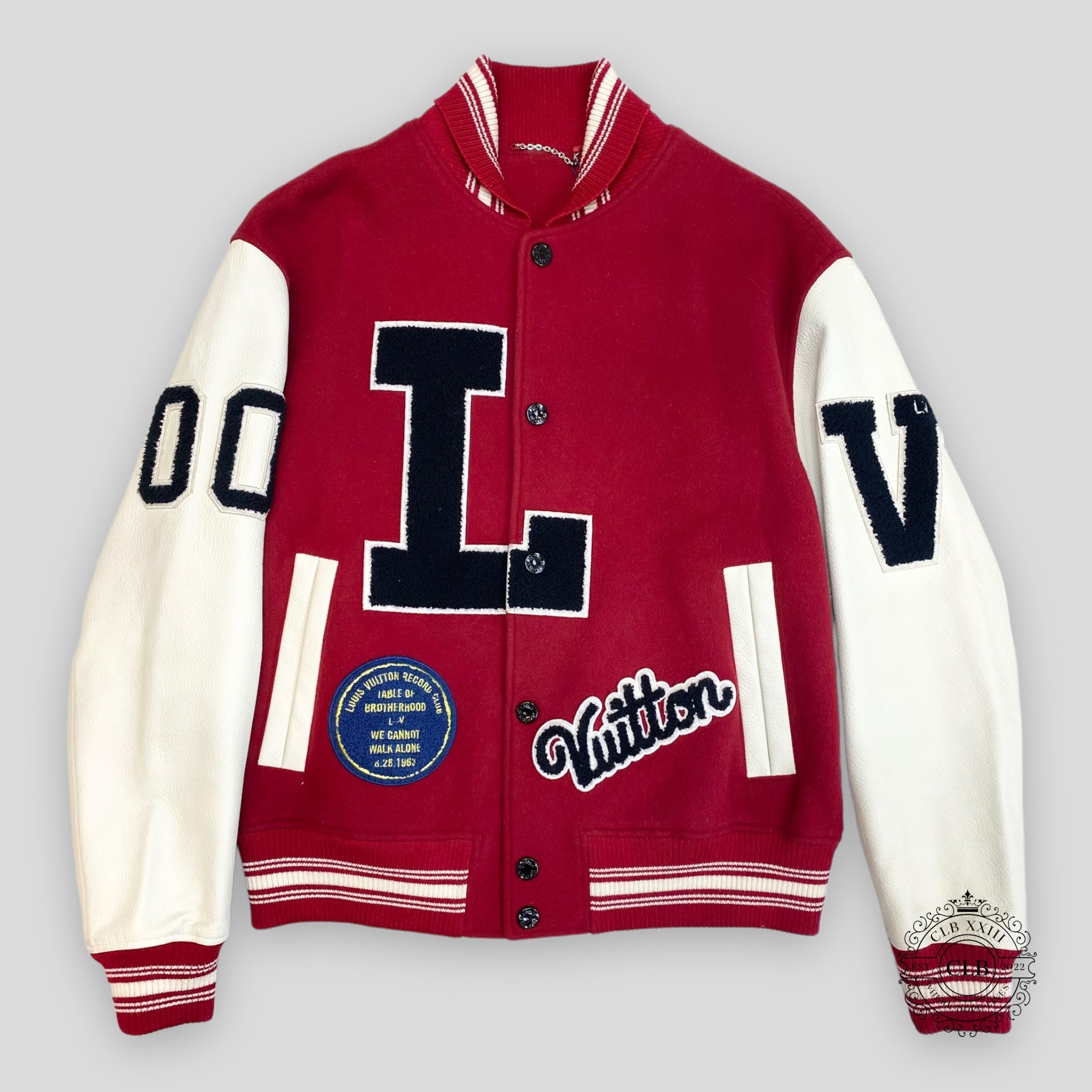 Louis Vuitton Mlk Dreaming Varsity Jacket - Red
