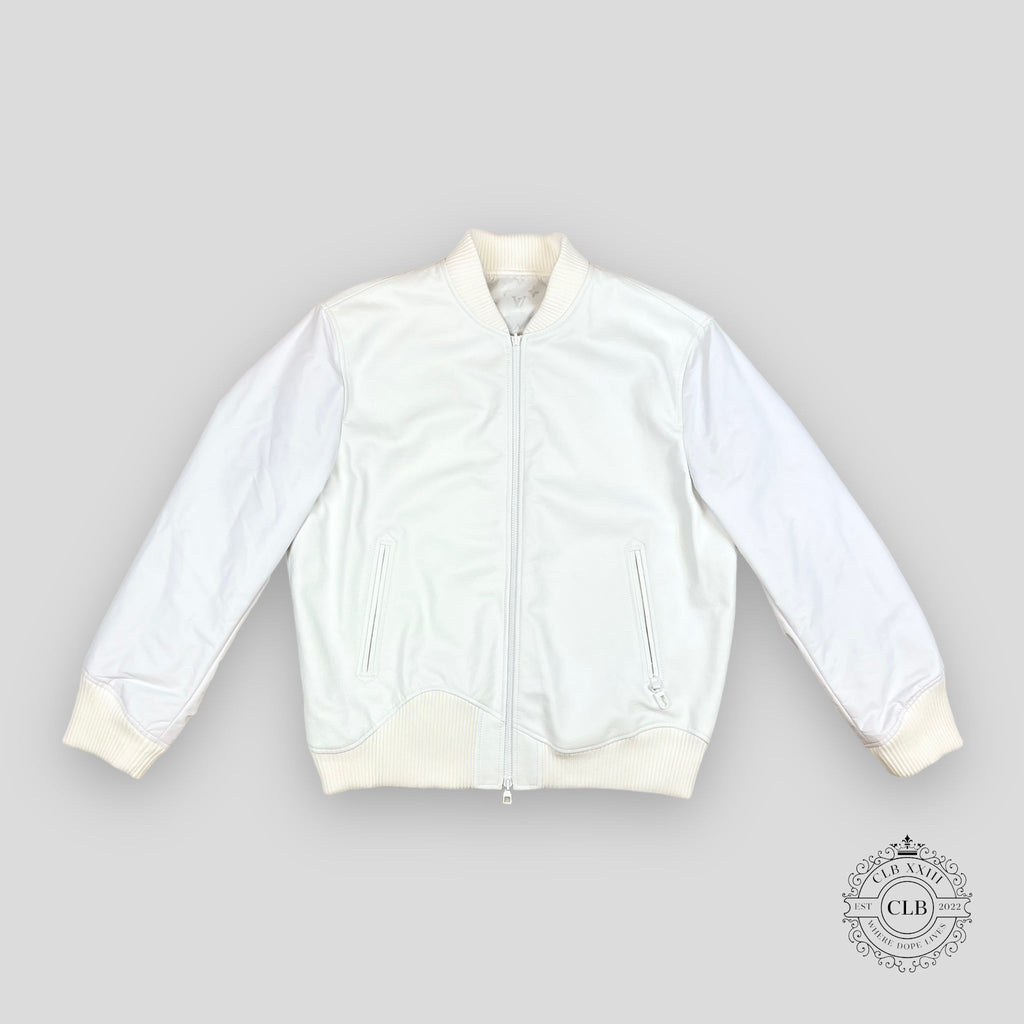 Louis Vuitton Reversible Leather & Nylon Mix Bomber Jacket