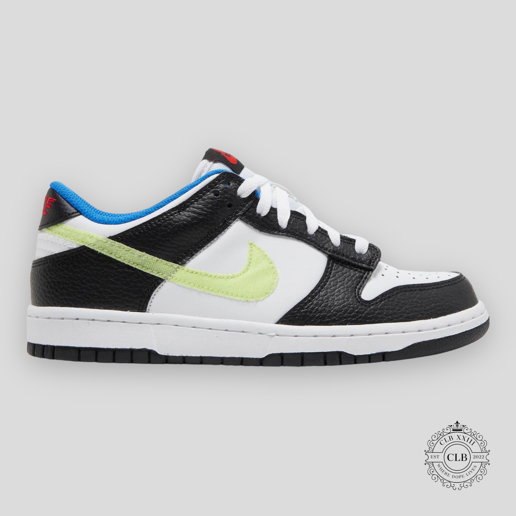 Nike Dunk Low GS White Light Lemon Twist