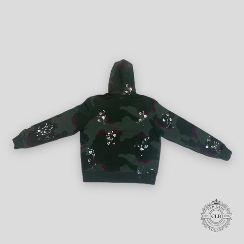 Amiri Army Logo Hoodie in Camo