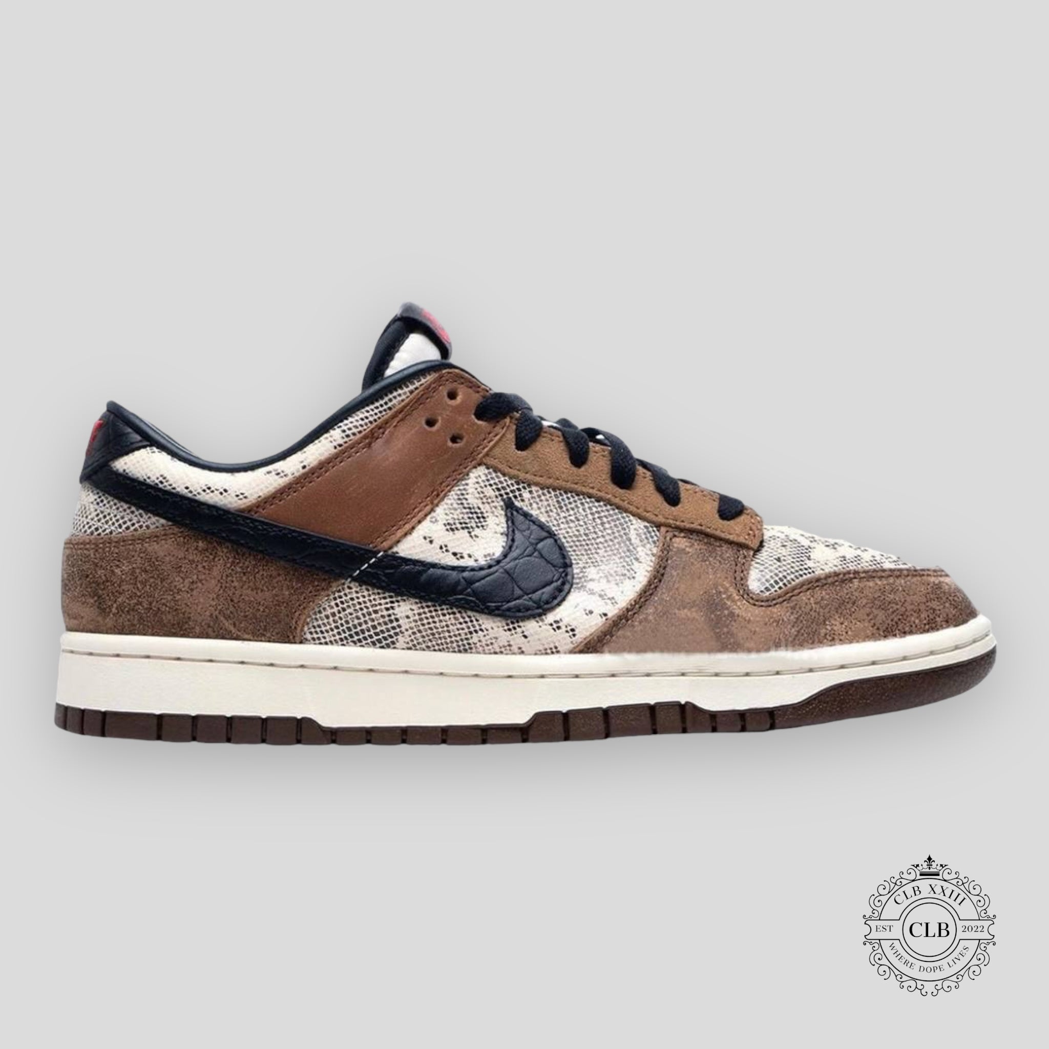 Nike Dunk Low Premium Co.jp Brown Snakeskin