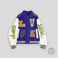 Louis Vuitton Runaway Frog Varsity Jacket - Purple