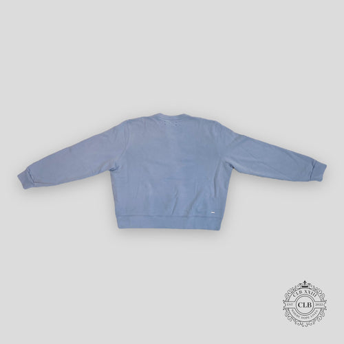 Amiri Core Logo Crewneck in Dusty Blue