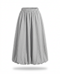 Radiant A-Line Polyester Maxi Skirt