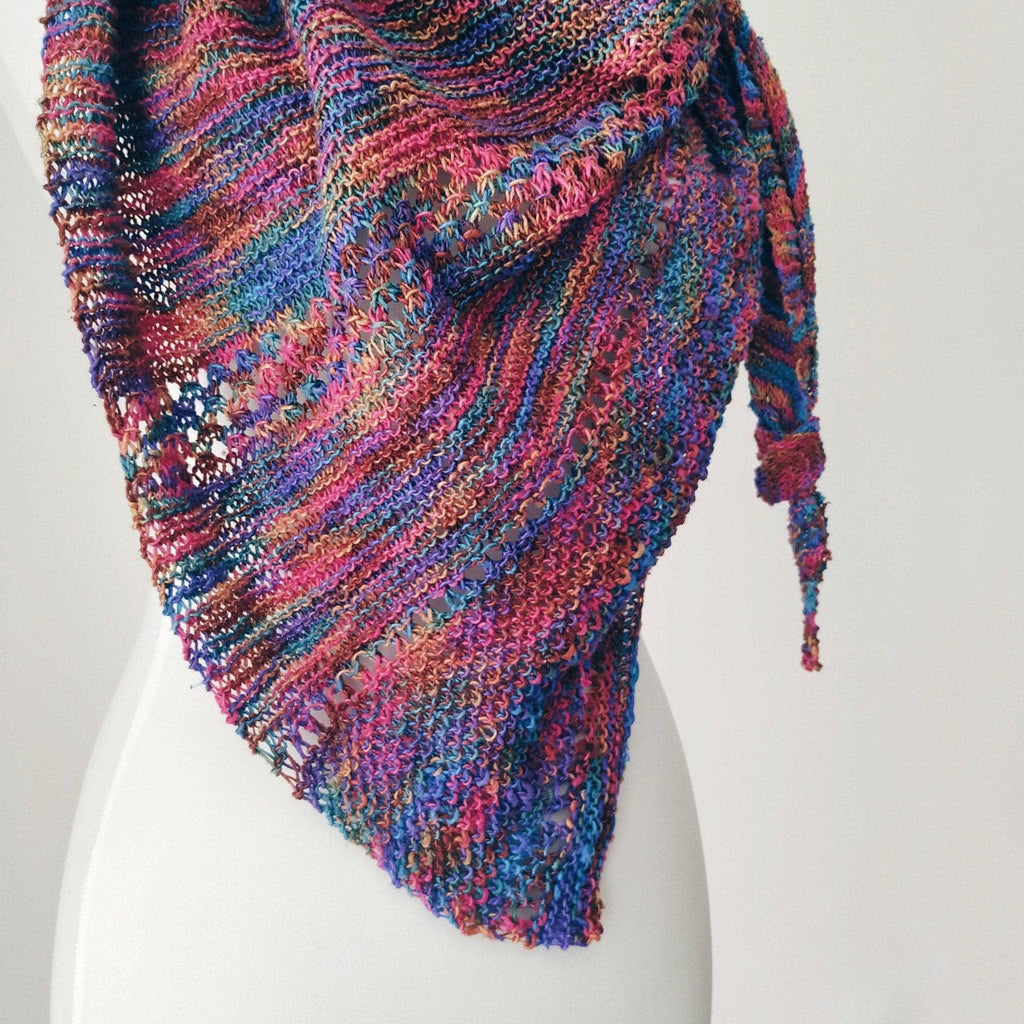 Openwork Lattice Lace Weight Shawl Kit